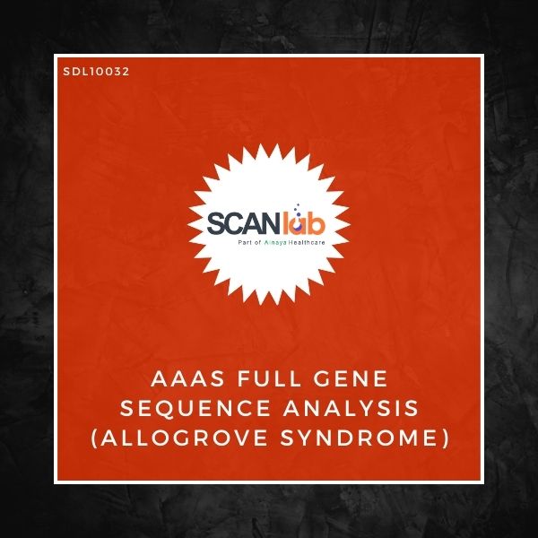 AAAS FULL GENE SEQUENCE ANALYSIS (ALLOGROVE SYNDROME) (SDL10032)