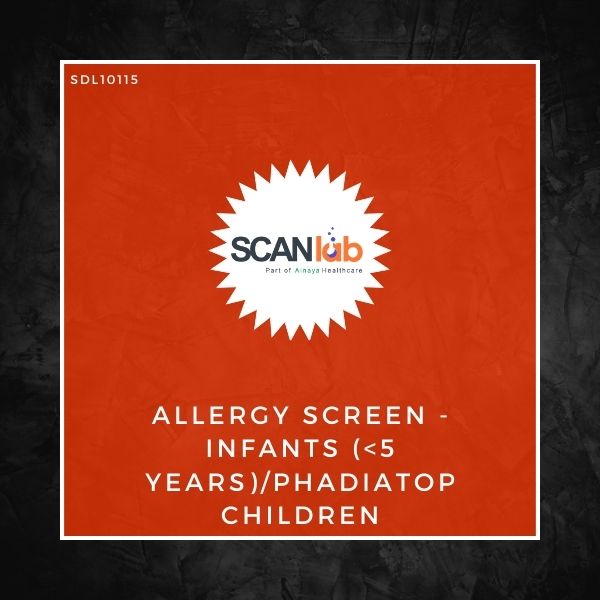ALLERGY SCREEN-INFANTS (<5 YEARS)/PHADIATOP CHILDREN (SDL10115)