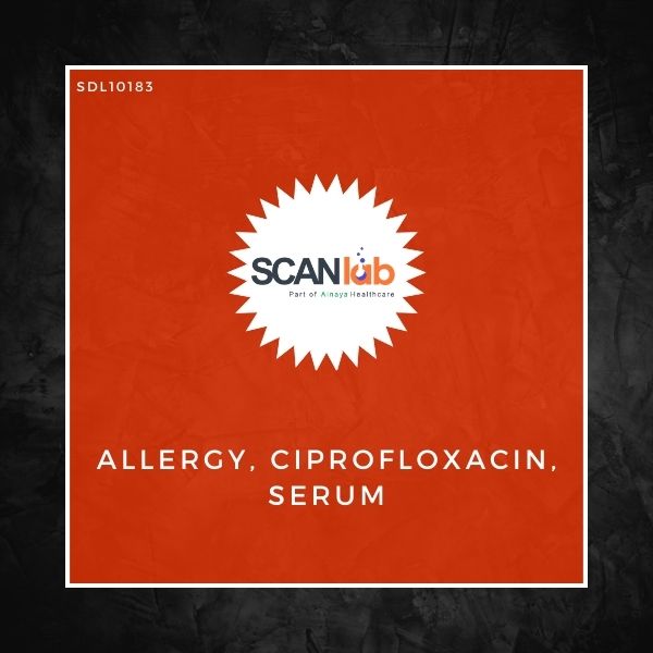 ALLERGY, CIPROFLOXACIN, SERUM (SDL10183)