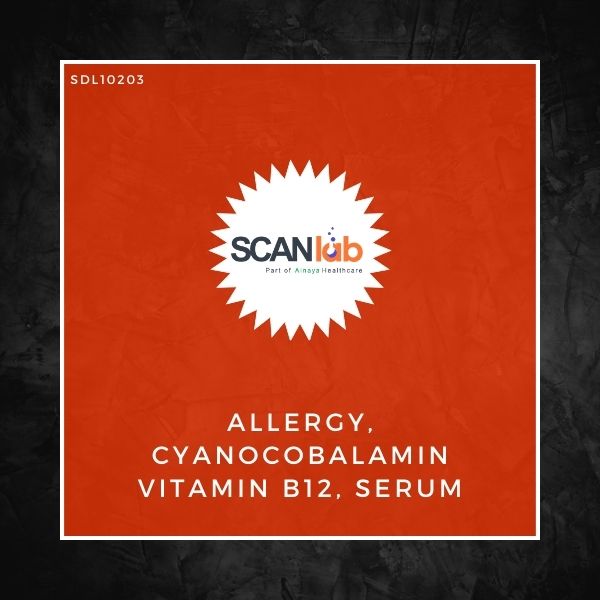 ALLERGY, CYANOCOBALAMIN VITAMIN B12, SERUM (SDL10203)