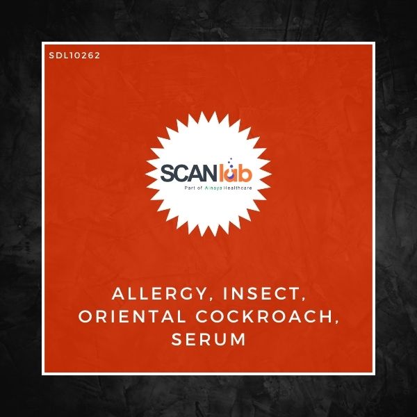 ALLERGY, INSECT, ORIENTAL COCKROACH, SERUM (SDL10262)