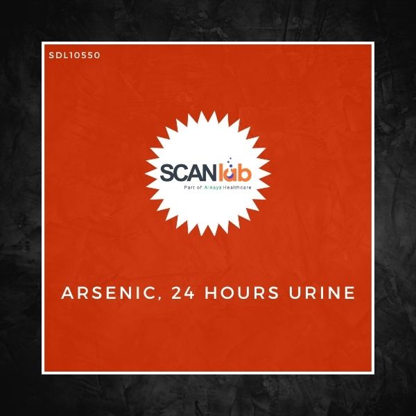 ARSENIC, 24 HOURS URINE (SDL10550)