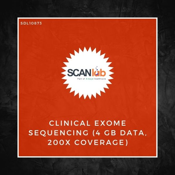 CLINICAL EXOME SEQUENCING (4 GB DATA, 200X COVERAGE) (SDL10873)