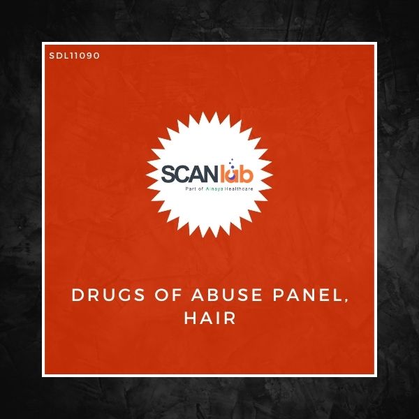 DRUGS OF ABUSE PANEL, HAIR (SDL11090)