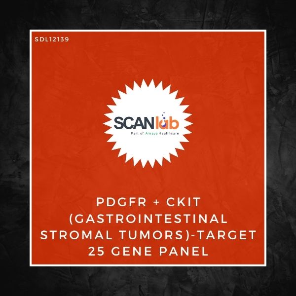 PDGFR+CKIT (GASTROINTESTINAL STROMAL TUMORS)-TARGET 25 GENE PANEL (SDL12139)