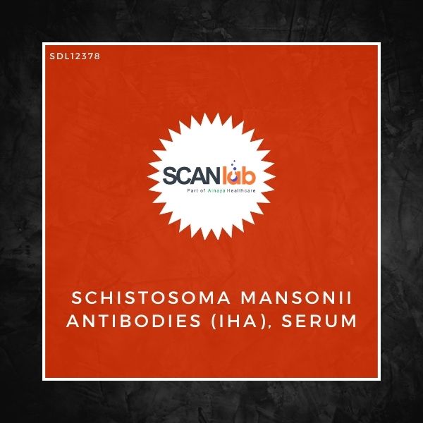 SCHISTOSOMA MANSONII ANTIBODIES (IHA), SERUM (SDL12378)