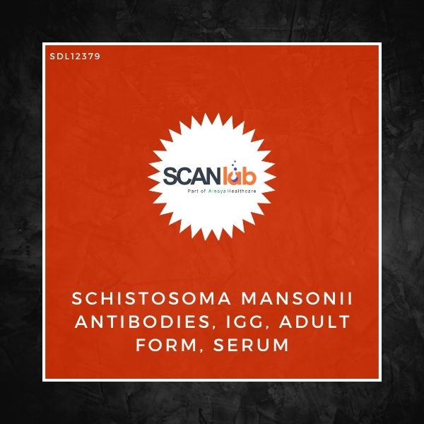 SCHISTOSOMA MANSONII ANTIBODIES, IGG, ADULT FORM, SERUM (SDL12379)