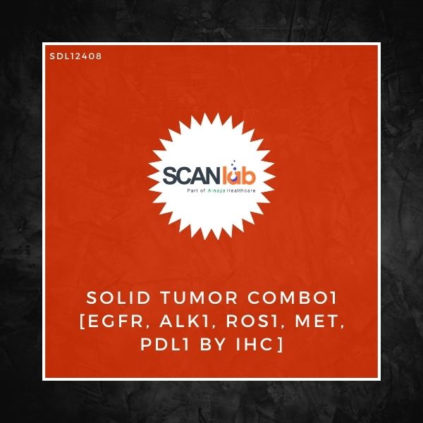 SOLID TUMOR COMBO1 [EGFR, ALK1, ROS1, MET, PDL1 BY IHC] (SDL12408)