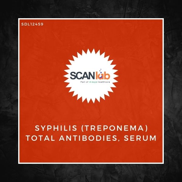 SYPHILIS (TREPONEMA) TOTAL ANTIBODIES, SERUM (SDL12459)
