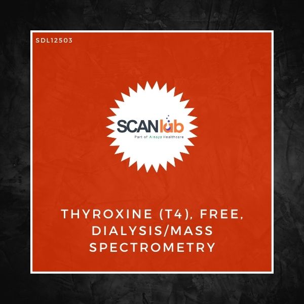 THYROXINE (T4), FREE, DIALYSIS/MASS SPECTROMETRY (SDL12503)