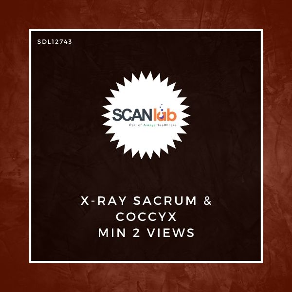 X-RAY SACRUM & COCCYX MIN 2 VIEWS (SDL12743)