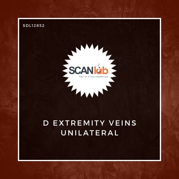 D EXTREMITY VEINS UNILATERAL (SDL12852)