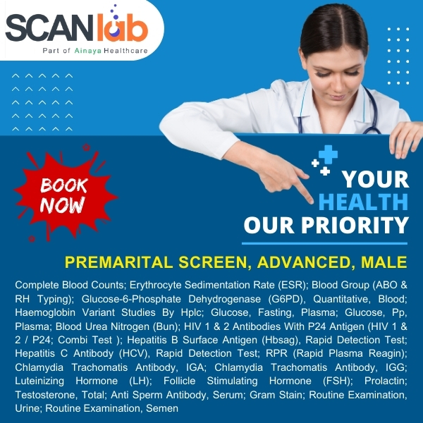 PREMARITAL SCREEN, ADVANCED, MALE (SDL12237)