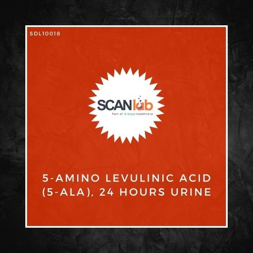 [SDL10018] 5-AMINO LEVULINIC ACID (5-ALA), 24 HOURS URINE (SDL10018)