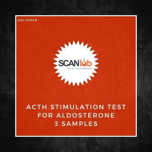 [SDL10049] ACTH STIMULATION TEST FOR ALDOSTERONE 3 SAMPLES (SDL10049)