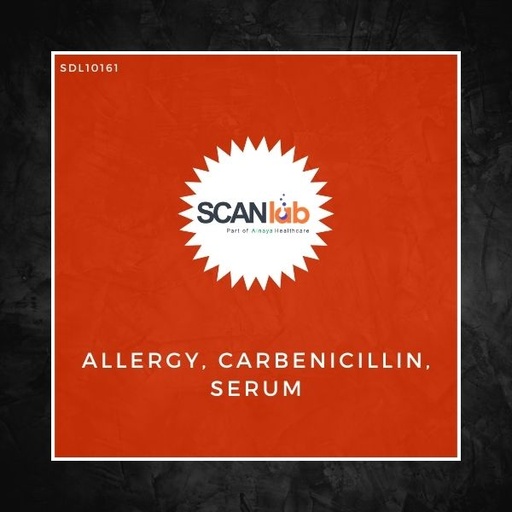 [SDL10161] ALLERGY, CARBENICILLIN, SERUM (SDL10161)