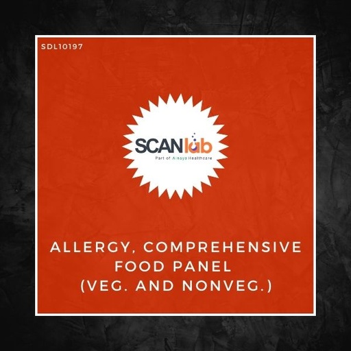 [SDL10197] ALLERGY, COMPREHENSIVE FOOD PANEL (VEG. AND NON VEG.) (SDL10197)