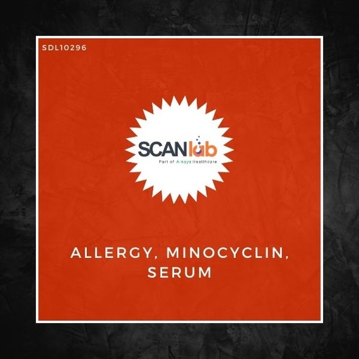 [SDL10296] ALLERGY, MINOCYCLIN, SERUM (SDL10296)