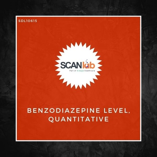 [SDL10615] BENZODIAZEPINE LEVEL, QUANTITATIVE (SDL10615)