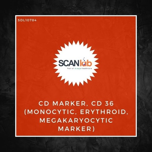 [SDL10784] CD MARKER, CD 36 (MONOCYTIC, ERYTHROID, MEGAKARYOCYTIC MARKER) (SDL10784)