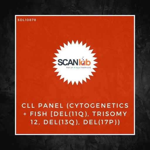 [SDL10878] CLL PANEL (CYTOGENETICS+FISH [DEL(11Q), TRISOMY 12, DEL(13Q), DEL(17P)) (SDL10878)