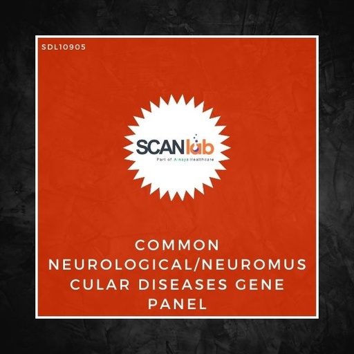 [SDL10905] COMMON NEUROLOGICAL/NEUROMUSCULAR DISEASES GENE PANEL (SDL10905)