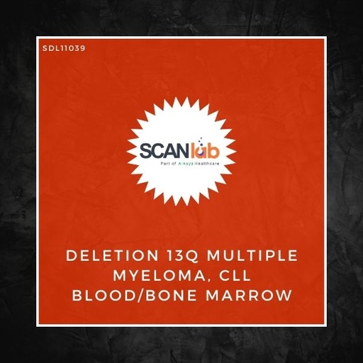 [SDL11039] DELETION 13Q MULTIPLE MYELOMA, CLL BLOOD/BONE MARROW (SDL11039)