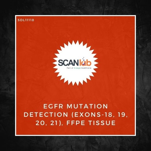 [SDL11118] EGFR MUTATION DETECTION (EXONS-18, 19, 20, 21), FFPE TISSUE (SDL11118)
