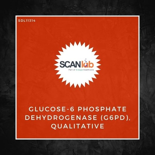 [SDL11314] GLUCOSE-6 PHOSPHATE DEHYDROGENASE (G6PD), QUALITATIVE (SDL11314)