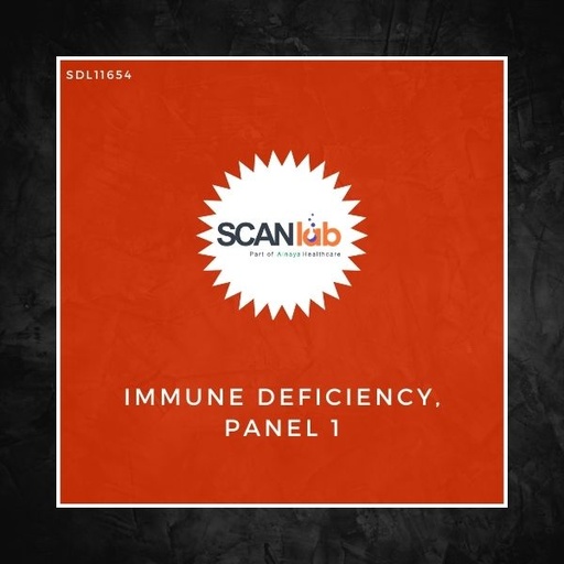 [SDL11654] IMMUNE DEFICIENCY, PANEL 1 (SDL11654)