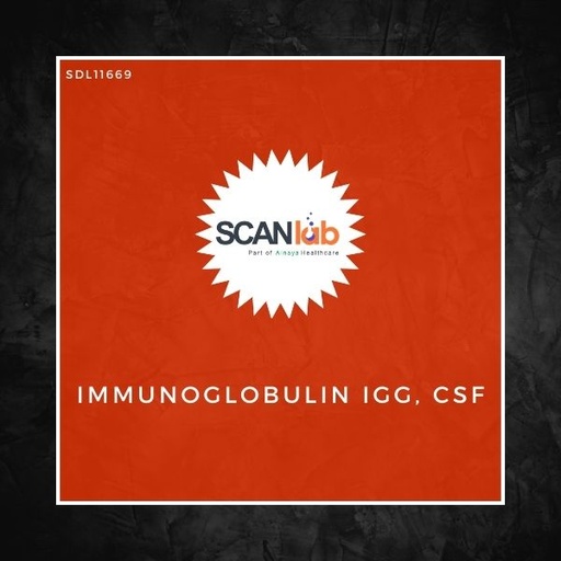 [SDL11669] IMMUNOGLOBULIN IGG, CSF (SDL11669)