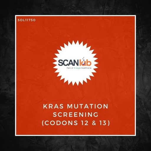 [SDL11750] KRAS MUTATION SCREENING (CODONS 12 & 13) (SDL11750)