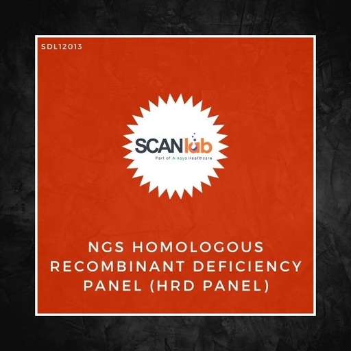 [SDL12013] NGS HOMOLOGOUS RECOMBINANT DEFICIENCY PANEL (HRD PANEL) (SDL12013)
