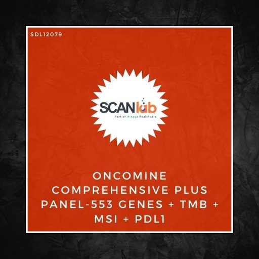 [SDL12079] ONCOMINE COMPREHENSIVE PLUS PANEL-553 GENES+TMB+MSI+PDL1 (SDL12079)
