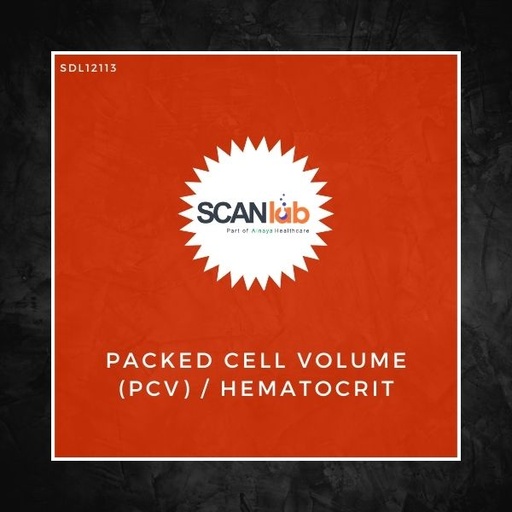 [SDL12113] PACKED CELL VOLUME (PCV)/HEMATOCRIT (SDL12113)