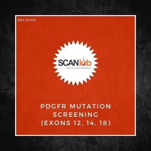 [SDL12140] PDGFR MUTATION SCREENING (EXONS 12, 14, 18) (SDL12140)