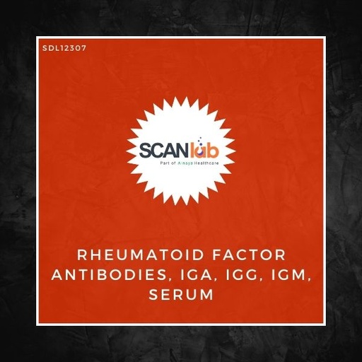 [SDL12307] RHEUMATOID FACTOR ANTIBODIES, IGA, IGG, IGM, SERUM (SDL12307)