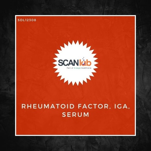 [SDL12308] RHEUMATOID FACTOR, IGA, SERUM (SDL12308)