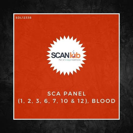 [SDL12338] SCA PANEL (1, 2, 3, 6, 7, 10 & 12), BLOOD (SDL12338)