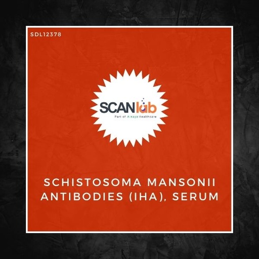 [SDL12378] SCHISTOSOMA MANSONII ANTIBODIES (IHA), SERUM (SDL12378)