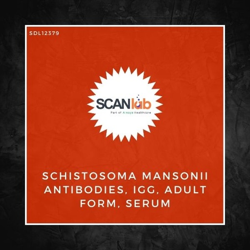[SDL12379] SCHISTOSOMA MANSONII ANTIBODIES, IGG, ADULT FORM, SERUM (SDL12379)