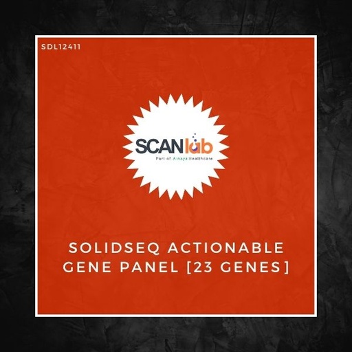 [SDL12411] SOLIDSEQ ACTIONABLE GENE PANEL [23 GENES] (SDL12411)