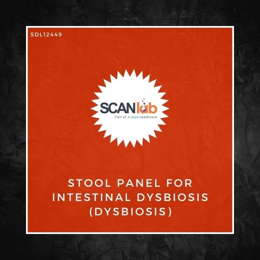 [SDL12449] STOOL PANEL FOR INTESTINAL DYSBIOSIS (DYSBIOSIS) (SDL12449)
