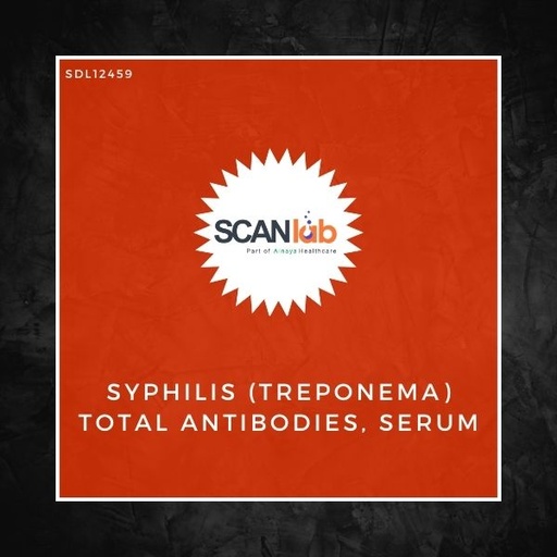 [SDL12459] SYPHILIS (TREPONEMA) TOTAL ANTIBODIES, SERUM (SDL12459)