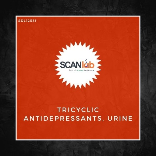 [SDL12551] TRICYCLIC ANTIDEPRESSANTS, URINE (SDL12551)