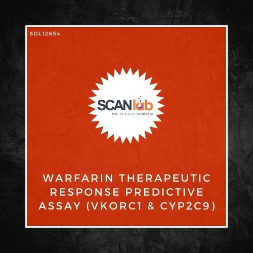 [SDL12654] WARFARIN THERAPEUTIC RESPONSE PREDICTIVE ASSAY (VKORC1 & CYP2C9) (SDL12654)