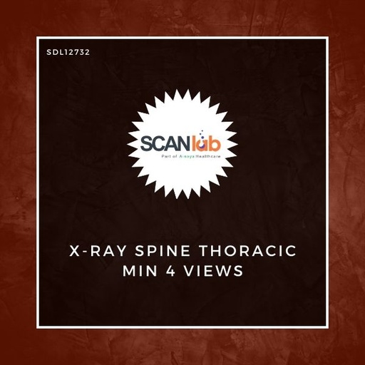 [SDL12732] X-RAY SPINE THORACIC MIN 4 VIEWS (SDL12732)