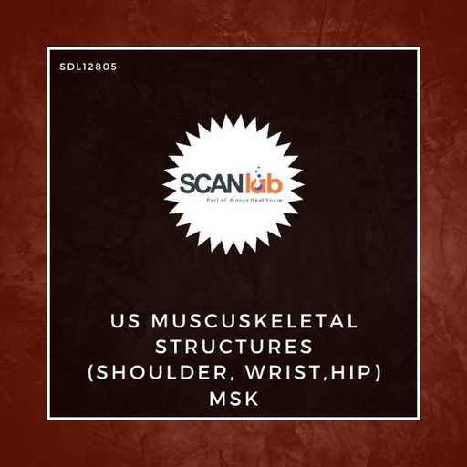 [SDL12805] US MUSCUSKELETAL STRUCTURES (SHOULDER, WRIST, HIP) MSK (SDL12805)