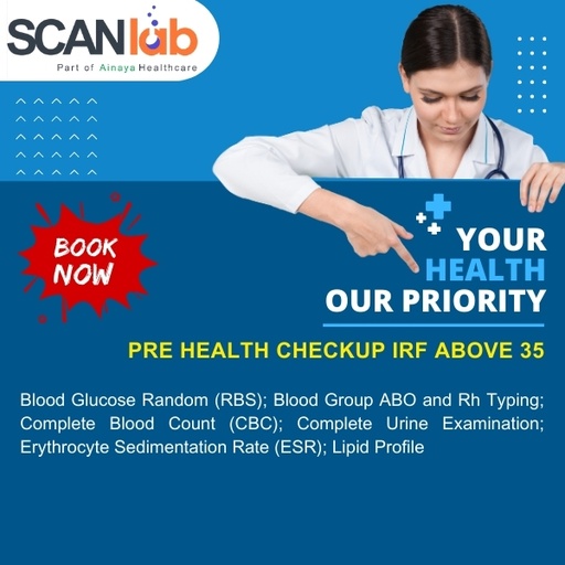 [SDL12221] PRE HEALTH CHECKUP IRF ABOVE 35 (SDL12221)