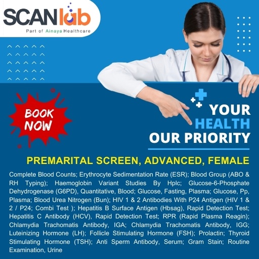 [SDL12236] PREMARITAL SCREEN, ADVANCED, FEMALE (SDL12236)